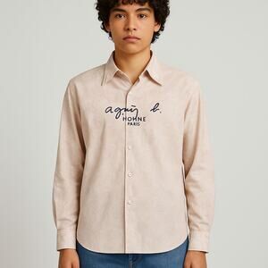 Vintage Agnès B Homme Paris Button Up Shirt Unisex